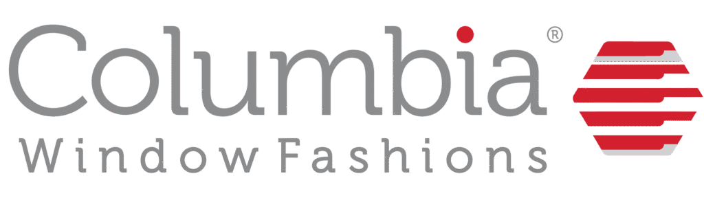 Logo da Columbia, marca representada pela Copato em soluções internas como cortinas e persianas sob medida.