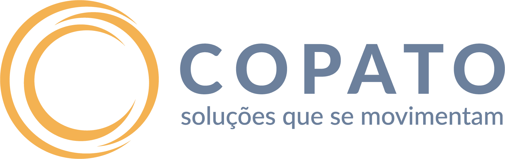 Logo Copato com símbolo geométrico, marca de proteção solar arquitetônica