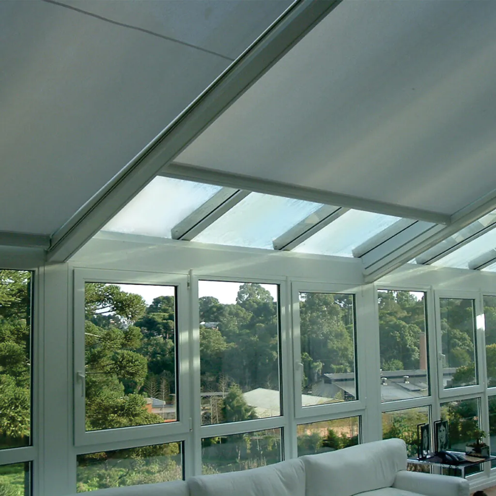 A cobertura ideal para tetos de vidro