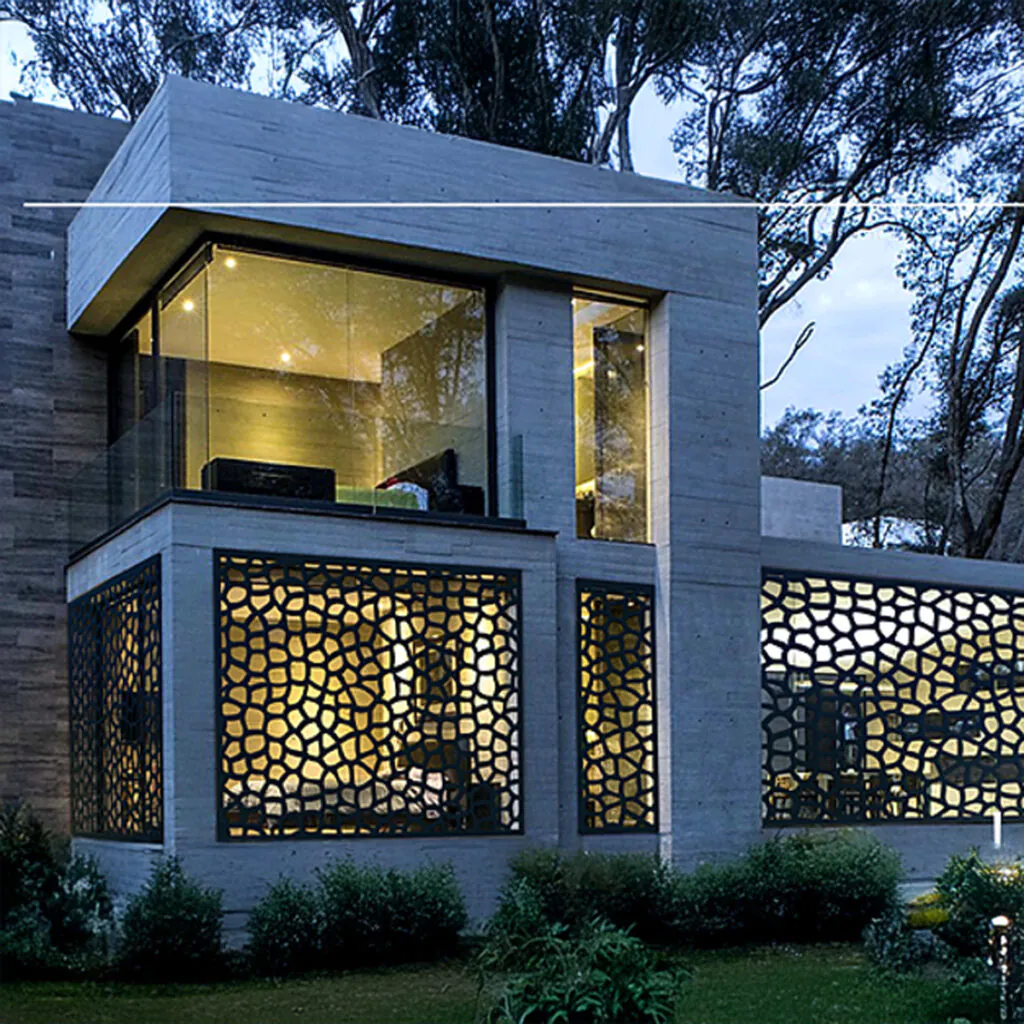 Painéis arquitetônicos decorativos sob medida são uma das especialidades da Copato